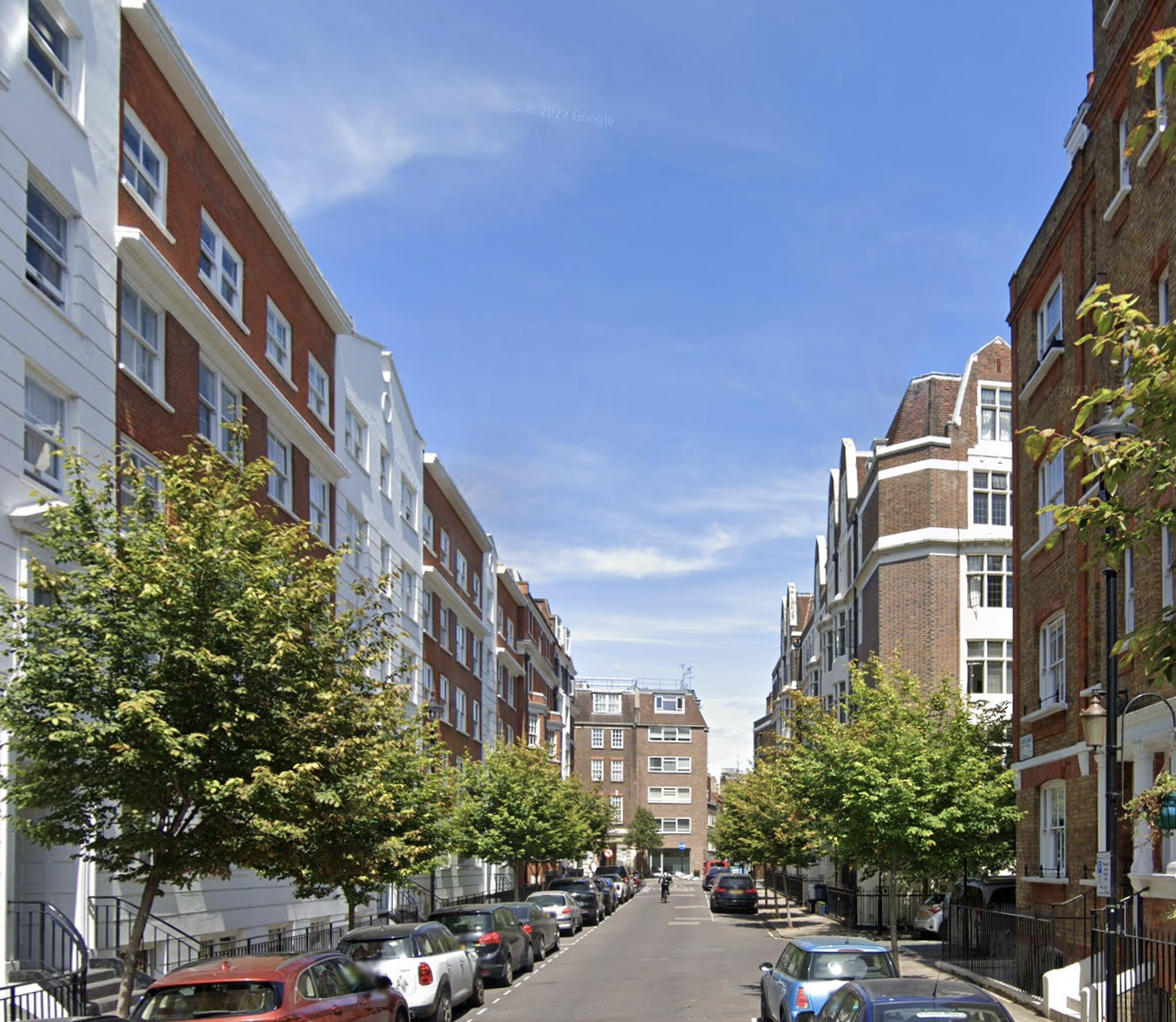 Vue du quartier Marylebone à Londres