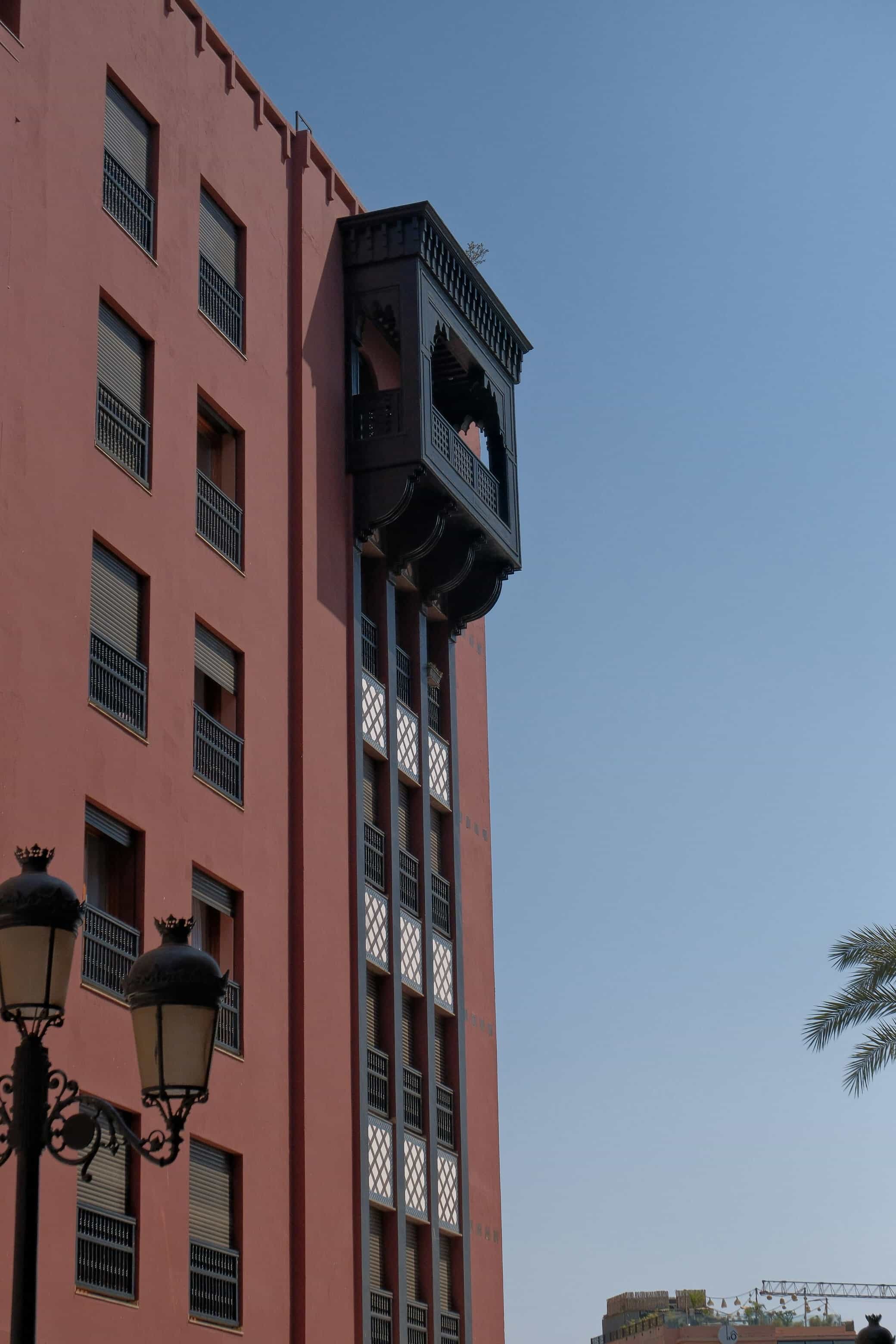 Vue du quartier Hivernage à Marrakech
