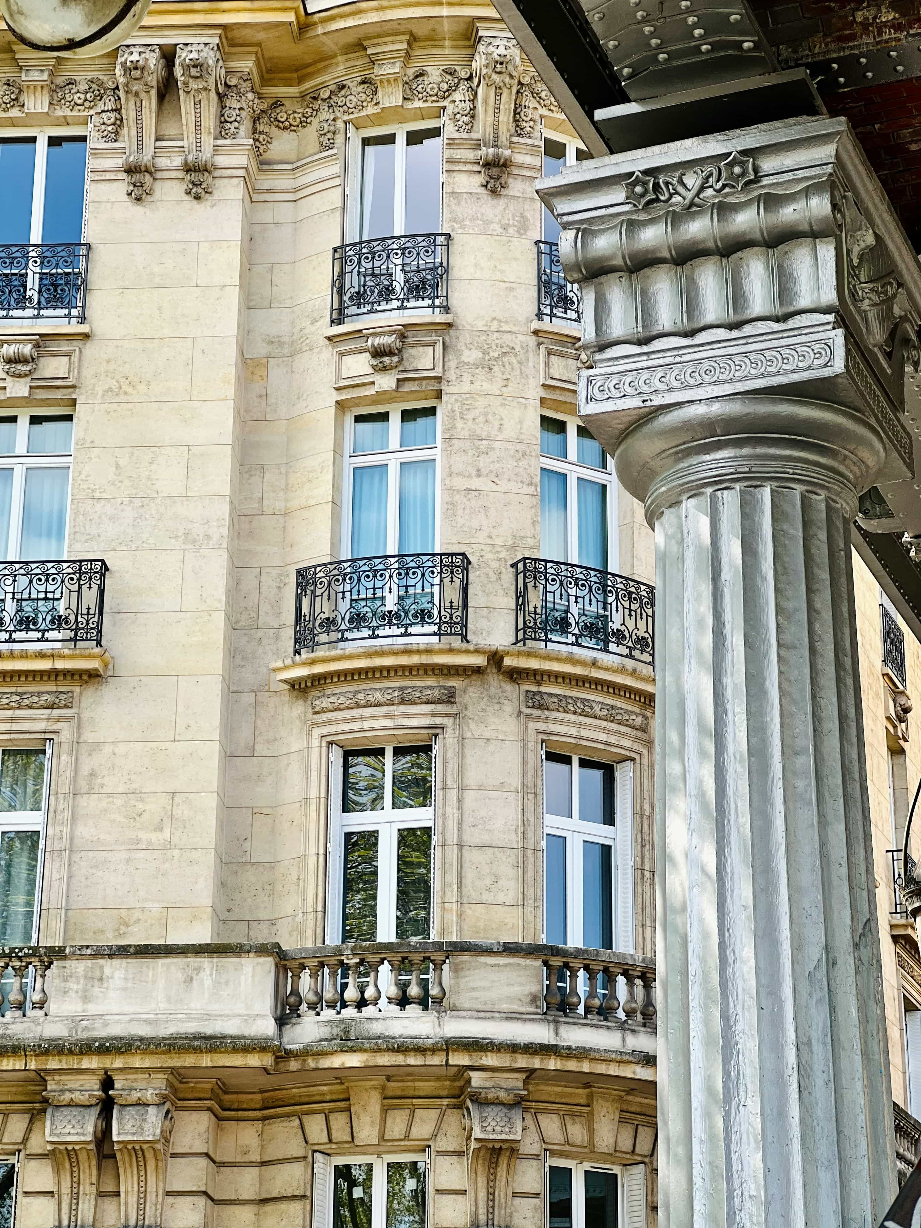 Vue du quartier Trocadéro à Paris