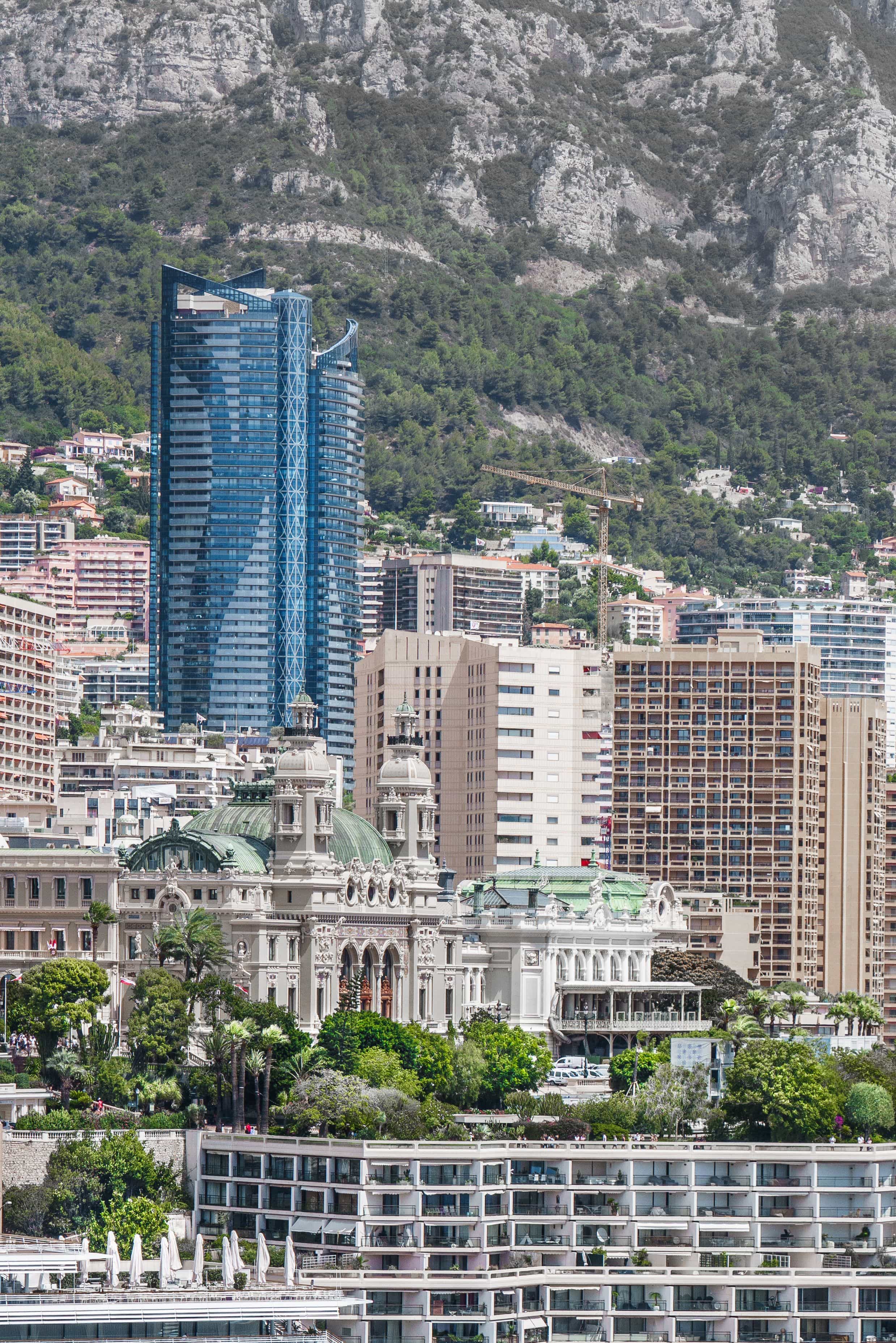 Vue du Carré d'Or à Monaco