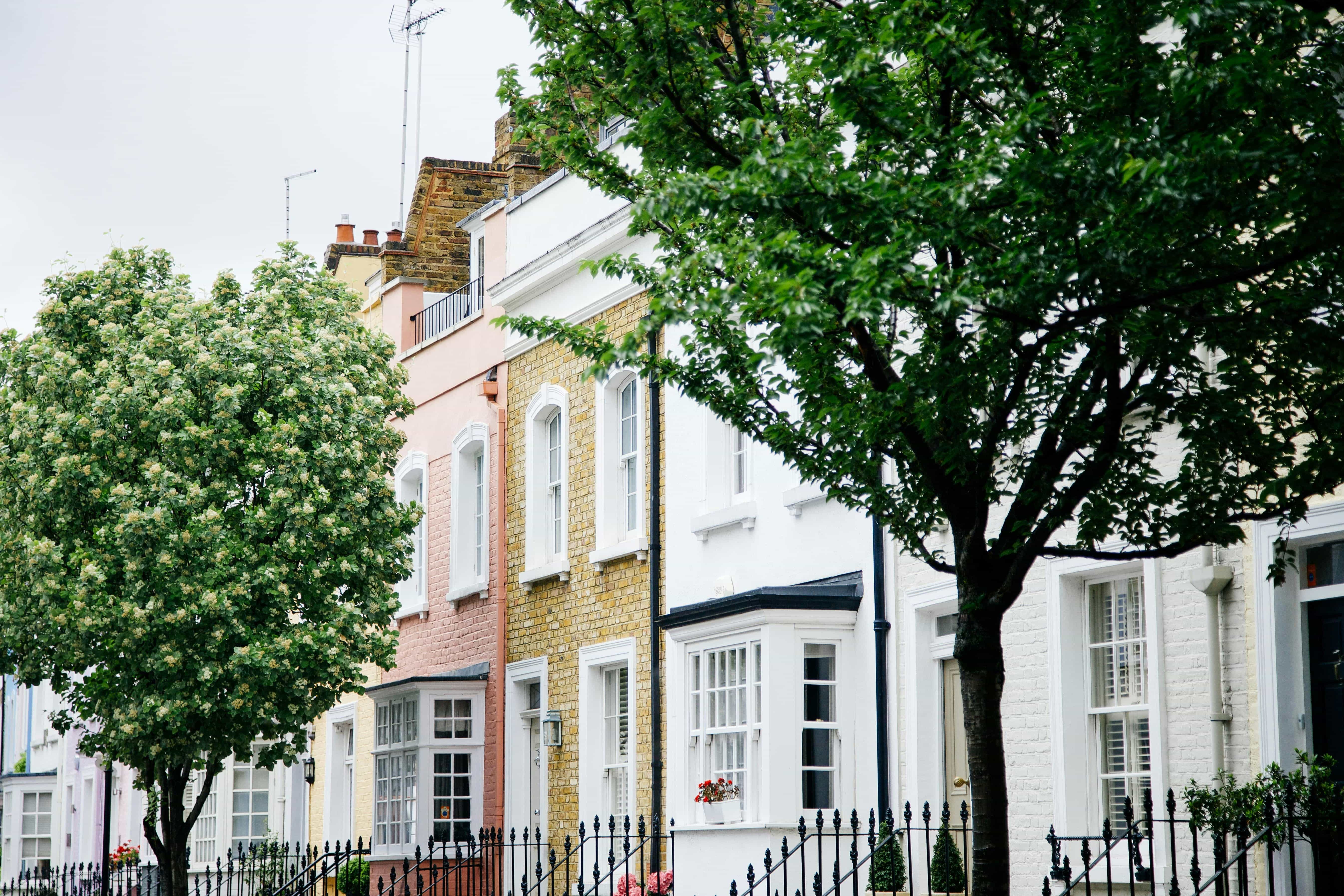 Vista del quartiere Chelsea a Londra